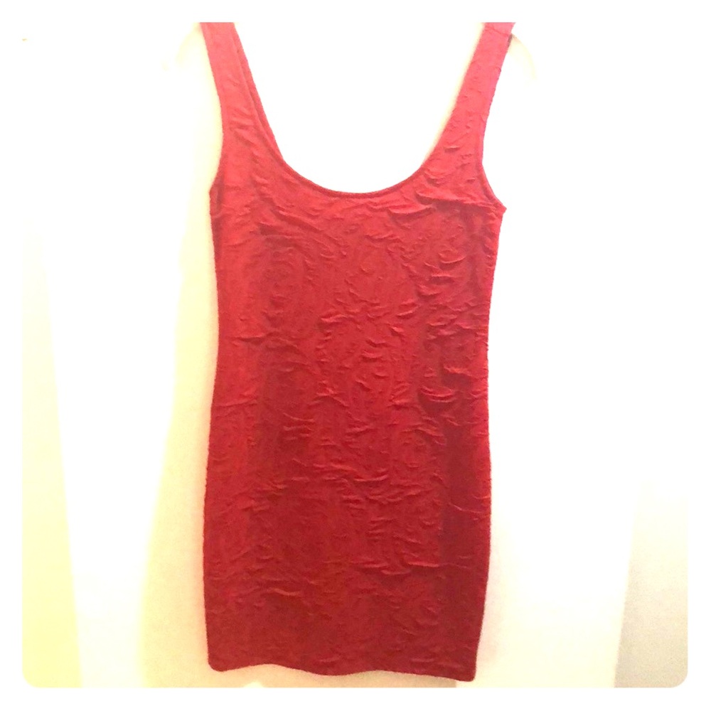 Never Worn Rose Textured Mini Dress